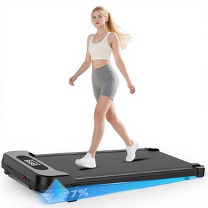 6% Incline <b>Walking</b> <b>Pad</b> Portable Under Desk Electric Treadmill LED Screen Speed Adjustment for Home Office Gym - Product Image 3