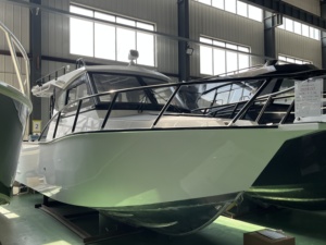 Yate de Lujo de 7.5m (25 pies) con Casco de Aluminio Soldado, Diseño en V Profunda, para Cruceros, Pesca Deportiva, Alta Velocidad, Entretenimiento y Ocio - Product Image 1