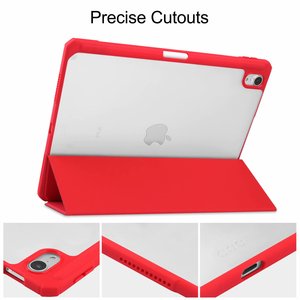 Custodia ultra sottile a tre ante in PU+acrilico con chiusura a flip in pelle per <span class=keywords><strong>iPad</strong></span> Air 4 10.9" 2020/<span class=keywords><strong>iPad</strong></span> <span class=keywords><strong>Pro</strong></span> <span class=keywords><strong>11</strong></span> <span class=keywords><strong>2018</strong></span> - Product Image 5