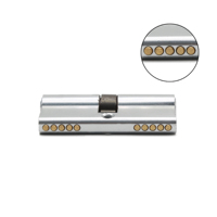 Serrure à cylindre de porte en aluminium, 5 broches, livraison gratuite en chine, profil européen, bon marché