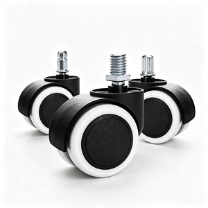 No Black Marks Clean Floor No Dent Marble Safe Tile Friendly Non Marking Furniture Caster Wheels Heavy Duty Furniture Caster Set - Product Image 1