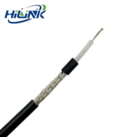 Antena Koaksial RG58 50Ω dengan Konektor, Jaket PVC/LSZH Terlindungi, Kabel Koaksial Komunikasi RF BC TC RG58