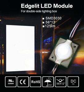 โมดูล LED แบบหัวฉีด SMD3030 12V 1.5W 6500K IP67ตกแต่งในร่มกลางแจ้งโมดูล1ขอบสำหรับกล่องไฟสองด้าน - Product Image 4