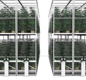 ONEONE Invernadero Mareal Semillero Interior Invernadero Hidropónico Vertical Grow Rack Ebb Flow Flood Table Bastidores Bandeja Fácil - Product Image 5