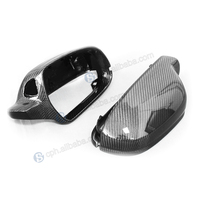 BENSNEES araba aksesuarları dikiz yan ayna kabuk karbon Fiber ayna kapağı için Audi A3 A4 s6 A5 RS3 RS4 RS5 B8 B8.5