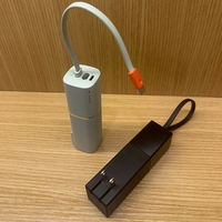 3-en-1 Banco de energía portátil de 5.000 mAh con enchufe de pared plegable Cable de USB-C Cargador de iPhone 30W Max Paquete de batería de polímero de litio