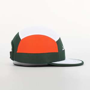 Casquette de camping personnalisée de haute qualité à 5 panneaux, concevez votre propre chapeau de course à pied en caoutchouc avec logo en nylon léger - Product Image 4