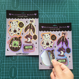 Hojas de Pegatinas de Vinilo Impermeables con Múltiples Diseños Personalizados, Tamaño A6, Hojas de Pegatinas Transparentes con Corte Kiss Cut para Promoción - Product Image 4