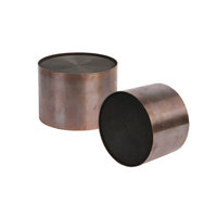Catalyseur à trois voies à substrat métallique 300/400 CPSI, directement de l'usine, pour le traitement des gaz d'échappement automobile