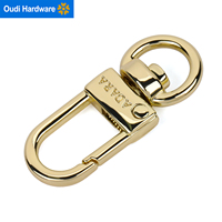 Nouvel Arrivage H0833 – Accessoires Porte-clés avec Logo Personnalisé, Petit Mousqueton à Ressort et Anneau Porte-clés, Accessoire de Sac, Quincaillerie pour Sacs