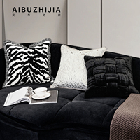 Housse de coussin élégante et luxueuse AIBUZHIJIA, taie d'oreiller décorative haut de gamme pour la maison