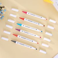 NO.508 ensemble de stylos marqueurs à base d'eau à double pointe personnalisable en plastique étudiant fournitures d'art coloré dessin pour enfants stylo Graffiti