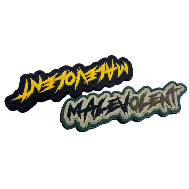 Customized Pvc 3D Silicone Rubber Patch New Promotion Cute Shape Eco Friendly Durable Pvc Patch  Custom Logo Rubber Tag