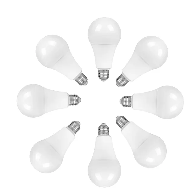 Illuminazione elettrica A risparmio energetico in alluminio A forma di lampadina b22 led 7w 9w 12w 15w 18w 24w lampadina e27 per ufficio casa