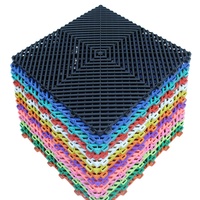 Système modulaire de revêtement de sol pour garage, dalles de sol en plastique pour garage, tapis pour atelier, dalles de sol emboîtables, dalles de stationnement, dalles en PP