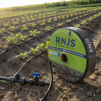 Ruban goutte-à-goutte à épaisseur de paroi de 0,2 mm / Ruban goutte-à-goutte plat / Ruban d'irrigation goutte-à-goutte agricole pour économiser l'eau pour les légumes de champ