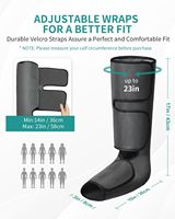 Masajeador de Piernas por Compresión de Aire con Control Manual, 2 Modos, 3 Intensidades para Relajación y Circulación, Compatible con FSA y HSA