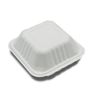 Biodegradable Takeaway Box Food Grade Restaurant Use Compostable Bulk Wholesale for Takeout Eco Friendly OEM Service - Product Image 1