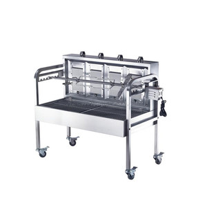 Vendita calda macchina arrosto sputo BBQ maiale torrefazione in acciaio inox girarrosto motore <span class=keywords><strong>per</strong></span> torrefazione all'aperto e al coperto - Product Image 6