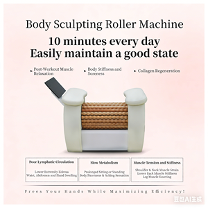 Máquina de Masaje Corporal con Rodillos para Drenaje Linfático de Cuerpo Completo, Alivio del Dolor Muscular, Relajación Diaria y Moldeamiento Corporal - Product Image 2