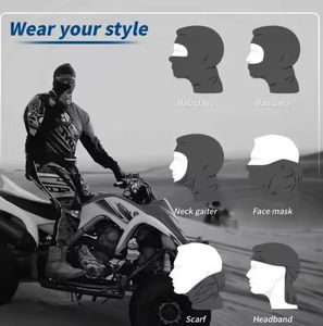 Balaclava <b>Face</b> Mask for Men and Women Skiing Snowboarding Motorcycle Multi Colors Polyester <b>Cloth</b> Motorcross Protection - Product Image 5