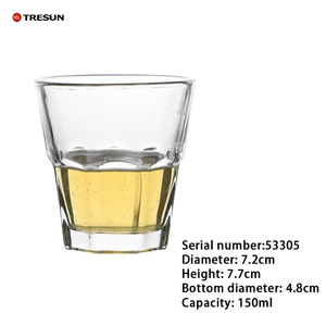 Cadeaux de whisky en <span class=keywords><strong>verre</strong></span> trempé à boire à l'ancienne et tasse octogonale épaissie <span class=keywords><strong>Verre</strong></span> à whisky - Product Image 3