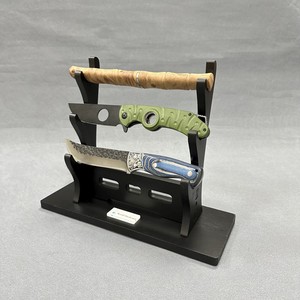 Giá để dao gỗ óc chó màu sắc thẩm mỹ, dùng cho dao nhà bếp, dao ngoài trời, giá để dao chuyên nghiệp, giá trưng bày dao di động - Product Image 6