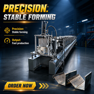 Machine <span class=keywords><strong>à</strong></span> former des gouttières de haute précision 45 #   Machine de profilage de rouleaux pour gouttières de drainage de toiture en acier trempé chromé dur - Product Image 1