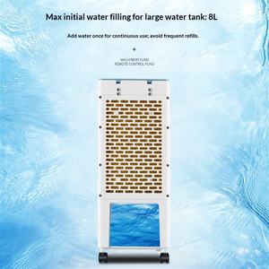 Refroidisseur d'air portable avec télécommande, oscillation, double réservoir d'eau, 5 vitesses, faible bruit, AC, usage domestique, voiture, hôtel, économe en énergie - Product Image 4