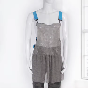 Delantal protector de malla de acero inoxidable 304 resistente al corte de cuchillos delantal de malla de alambre de anillo tejido para carniceros - Product Image 4