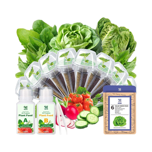 Kit hydroponique 8 dosettes tête de beurre de tomate cerise rouge épinards romains <span class=keywords><strong>mini</strong></span> pots de fleurs et jardinières <span class=keywords><strong>en</strong></span> concombre - Product Image 1