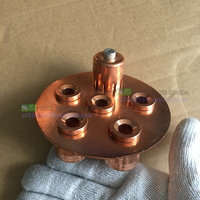 Prix usine 4 ''6'' 8 ''plaque de bouchon à bulle en cuivre à reflux petit distillateur d'alcool à colonne fixe