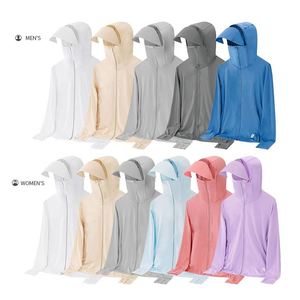 Veste de course imperméable, protection UV, unisexe, pour le sport, la randonnée, la pêche, à capuche, séchage rapide, légère, coupe-vent pour l'extérieur - Product Image 4