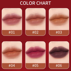 Brillo de labios mate de 6 colores personalizado, Copa antiadherente ligera, nutritiva, resistente al agua, maquillaje <span class=keywords><strong>Lipson</strong></span>, forma líquida a granel - Product Image 5