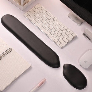 Tùy chỉnh PU da cổ tay chuột Pad 40x8cm chống nước gel-điền cổ tay phần còn lại cho văn phòng/chơi game sử dụng trong kho - Product Image 3