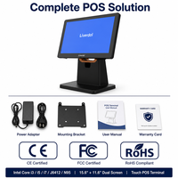 Caja Registradora POS de 15.6 Pulgadas, Venta Directa de Fábrica, Sistema POS Todo en Uno, Punto de Venta, Diseño Personalizado para Minoristas
