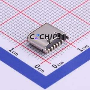 TYPE-C-31-D-05 USB Connector SMD Connector ( Connector Type: Type-C )( Gender: Female )( Mounting Type: Vertical Mount ) - Product Image 2