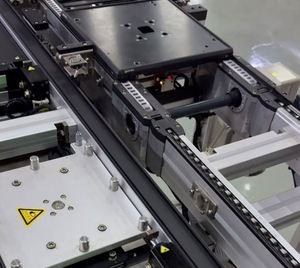 Toshine Fully Automatic Double Chain Maintenance-Free Pallet Conveyor 2200KG Load Capacity Adjustable Speed 20m/min 220/380V - Product Image 4