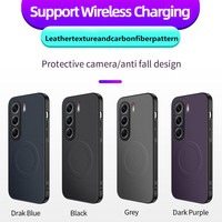 Étui de téléphone magnétique en fibre de carbone de luxe pour Infinix Itel S26 Ultra Hot 70, coque de téléphone pour Tecno Camon 50 Spark 50