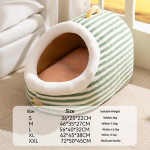 Winter-Hunde- und Katzenbett mit Schublade für Alle Jahreszeiten, Geeignet für Große Golden Retriever, mit Tiefschlaf-Funktion und Rutschfesten Eigenschaften - Product Image 4