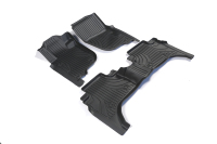 4X4 doublure de sol de ramassage tout temps sur mesure pour Mitsubishi Triton L200 LHD tapis de pied anti-dérapant accessoires de tapis de camion
