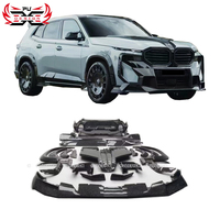 Kit carrosserie complet en fibre de carbone sèche PU pour BMW M Power XM G09, comprenant lèvre de pare-chocs avant, jupes latérales, diffuseur arrière et extensions d'ailes, style MSY