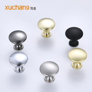 Hợp kim kẽm hiện đại lỗ duy nhất đồ nội thất tròn xử lý núm cho tủ và ngăn kéo - Product Image 5