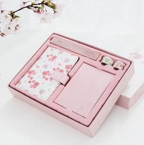 sakura journal gift box notebook partysu creative stationery notebook set