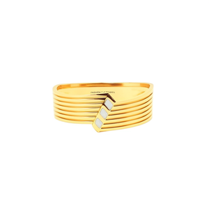 Brazalete de Moda en Acero Inoxidable 316L con Baño de Oro PVD, Diseño Sostenible y Resistente - Product Image 2