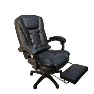 WS1501-Silla de cuero con masaje de 8 puntos, sillón de oficina con función de masaje ejecutivo, moderno y clásico