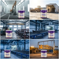 Peinture acrylique polyuréthane en aérosol pour bateaux, révision majeure des pièces mécaniques, 24 kg/kit, couleur ajustable, résistante au vieillissement