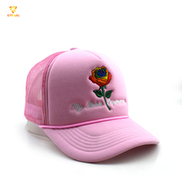 Casquettes Trucker Personnalisables avec Broderie Rose, Logo en Mousse, Tissu en Tissu Éponge, Style Y2K, Performance, Extérieur, Hip Hop, Unisexe