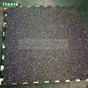 Dalles de Sol en Caoutchouc Emboîtables pour Salle de Sport 1m*1m 8mm, Souples et Colorées, Anti-Bruit, Anti-Vieillissement et Étanche, Excellent <span class=keywords><strong>Prix</strong></span> - Product Image 6