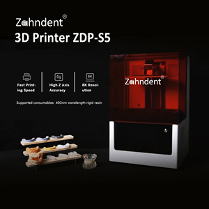 Imprimante 3D dentaire Zahndent ZDP-S5, précision de 0,05 mm, haute vitesse, faible coût, haute qualité, grande taille d'impression, certifiée CE, résolution 8K - Product Image 6